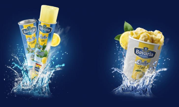 Nieuwe radler ijsjes van Bavaria